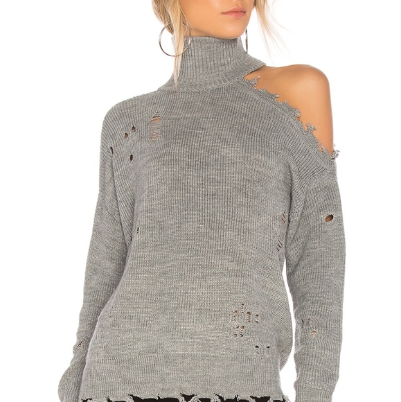 Lovers + Friends Arlington Sweater Heather Gray Size XS - Picture 1 of 4